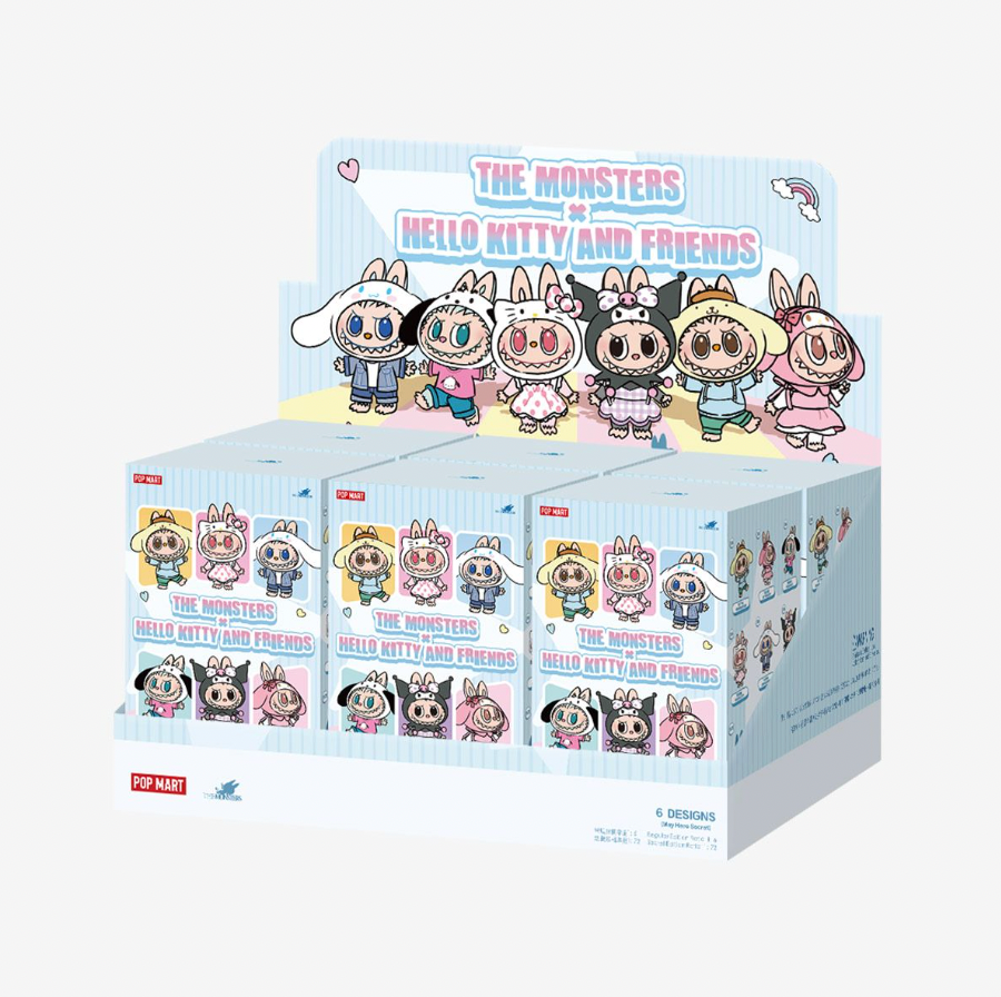 THE MONSTERS × Hello Kitty and Friends Series-Vinyl Plush Pendant Blind Box