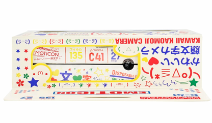 Retocolor Emoticon 400 35mm Disposable Film Camera 27EXP, ISO400, Color Negative Film, Focus Free, Easy to Use, Built in Flash, Single Use (Film and Battery Included)
