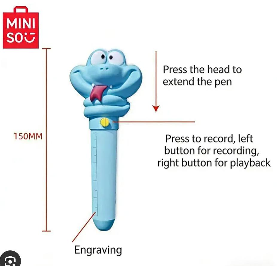 Zootopia - Snake Gary Recorder Pen (Miniso Official)
