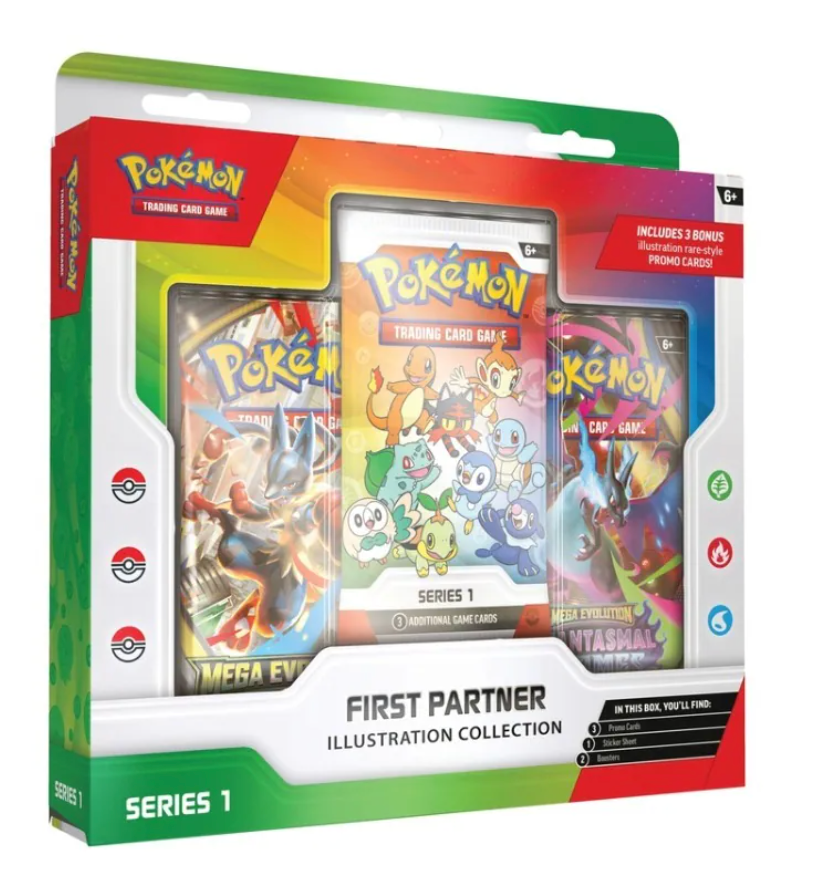 2026 Pokemon First Partner Illustration Collection Series 1