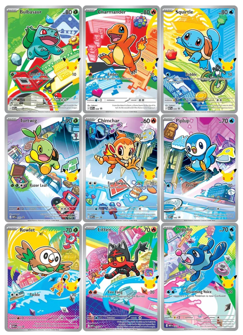 2026 Pokemon First Partner Illustration Collection Series 1