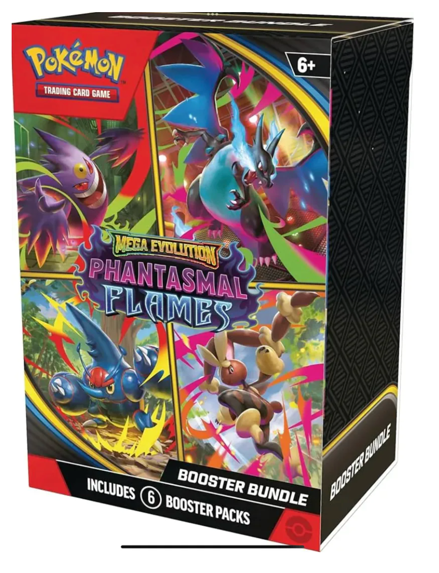 POKEMON TCG ME02 PHANTASMAL FLAMES 6 PACKS BOOSTER BUNDLE