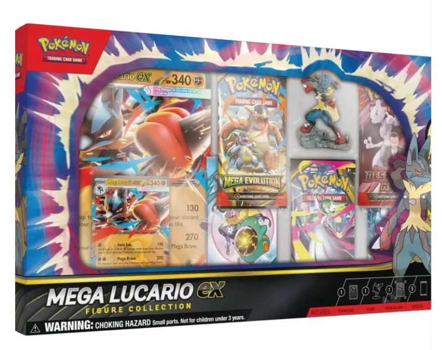 Pokemon TCG MEGA LUCARIO EX PREMIUM FIGURE COLLECTION