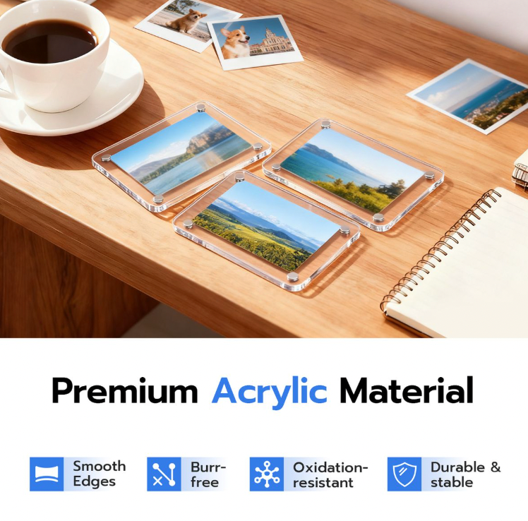 Magnet Photo Display Picture Frames (3 pack)