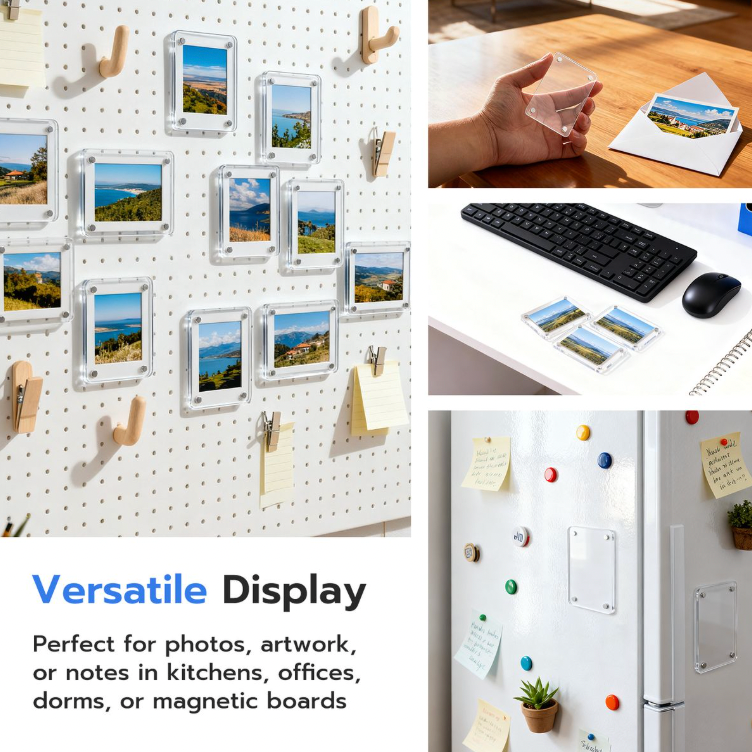 Magnet Photo Display Picture Frames (3 pack)