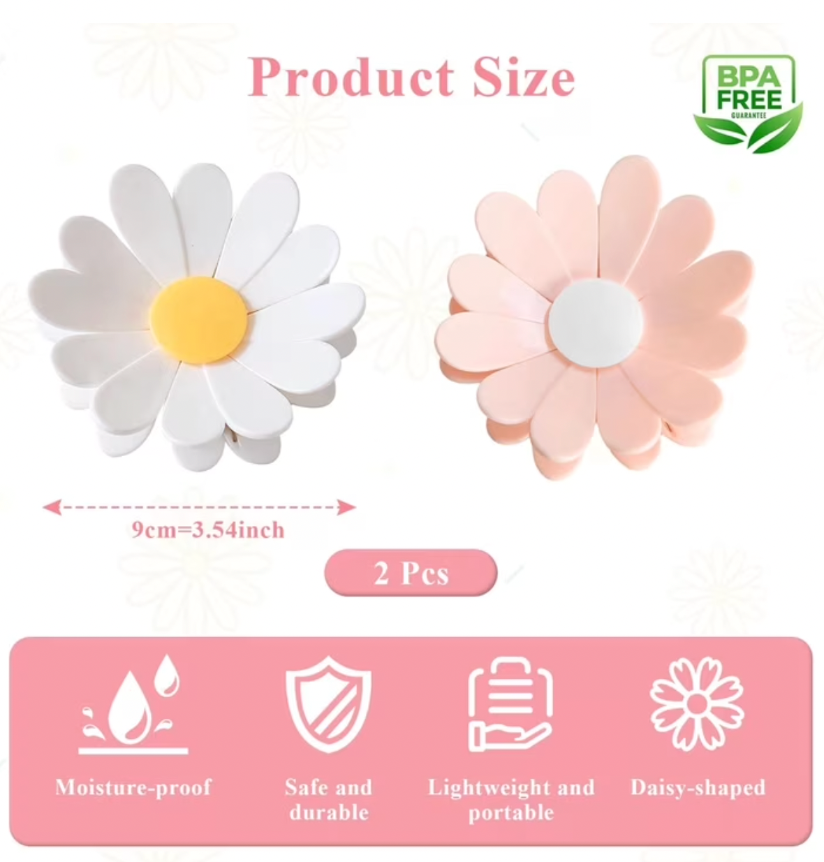 Flower Magnet Sealing Bag Clips (2pcs)