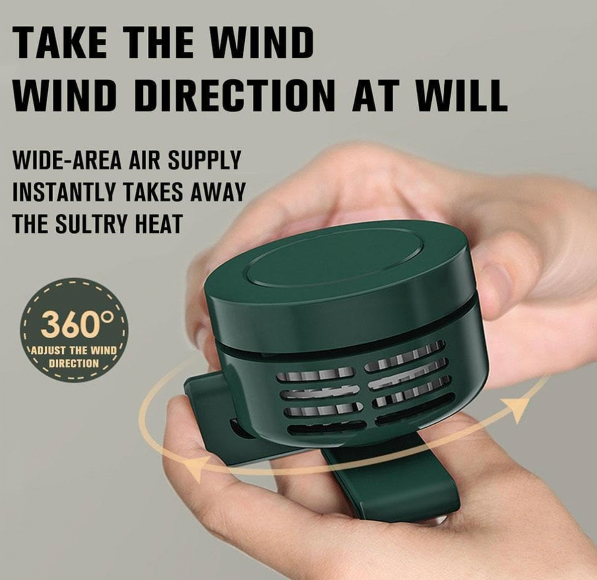 Portable Silent Mini Bladeless Electric Fan