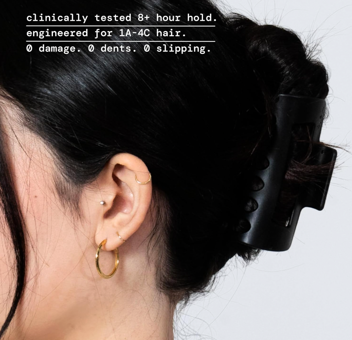 Silicone Flexible Hair Claw Clips