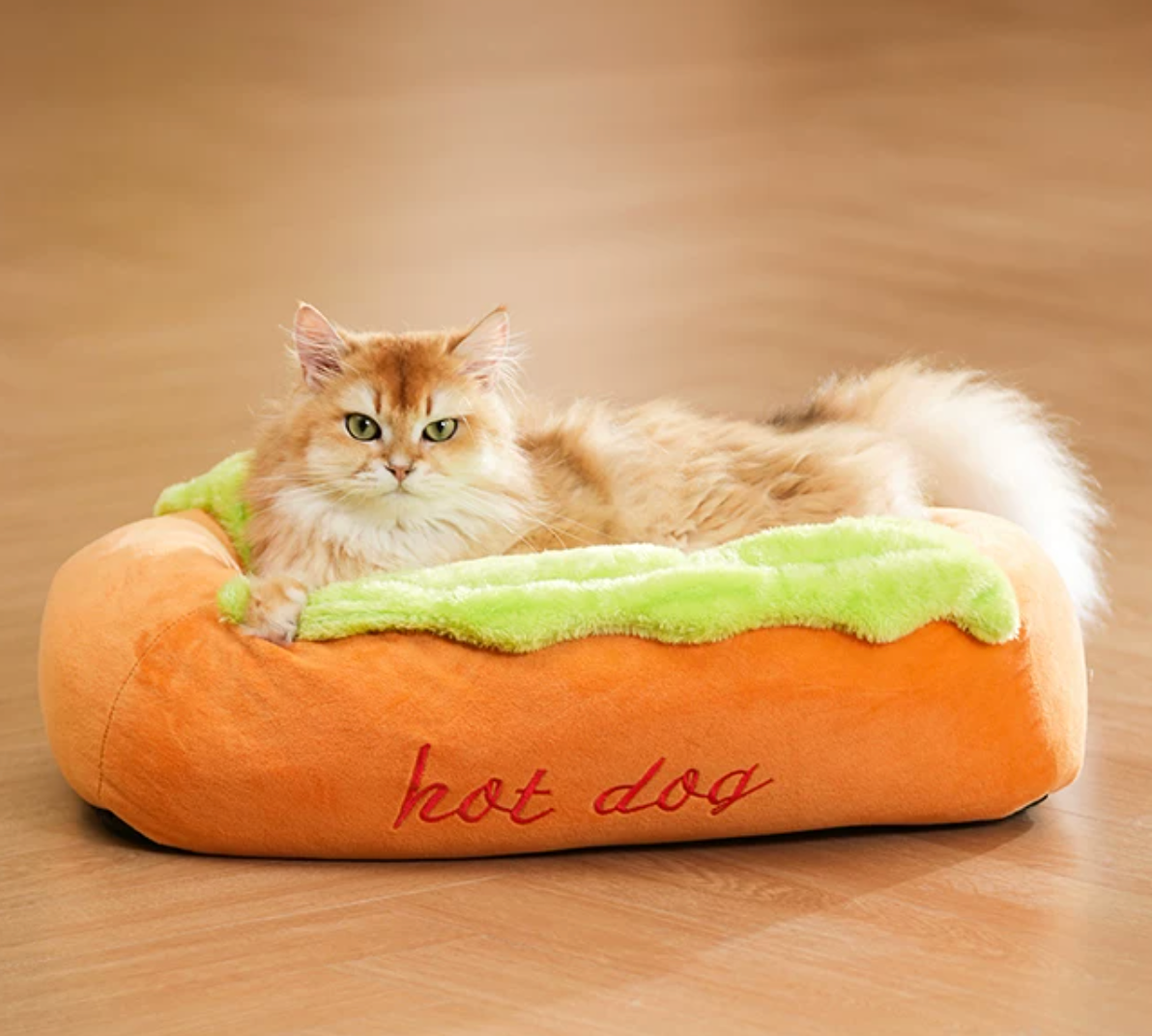 Hot Dog Shaped Cute Comfy Dog/Cat Bed
