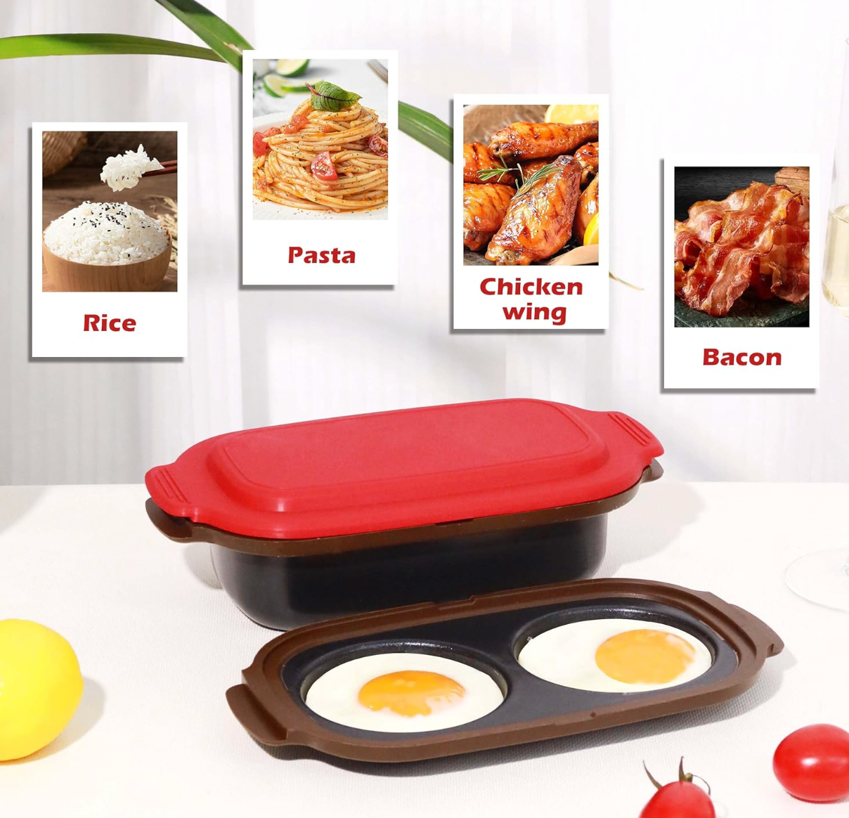 Microwave Cooking Pot & Egg Cooker