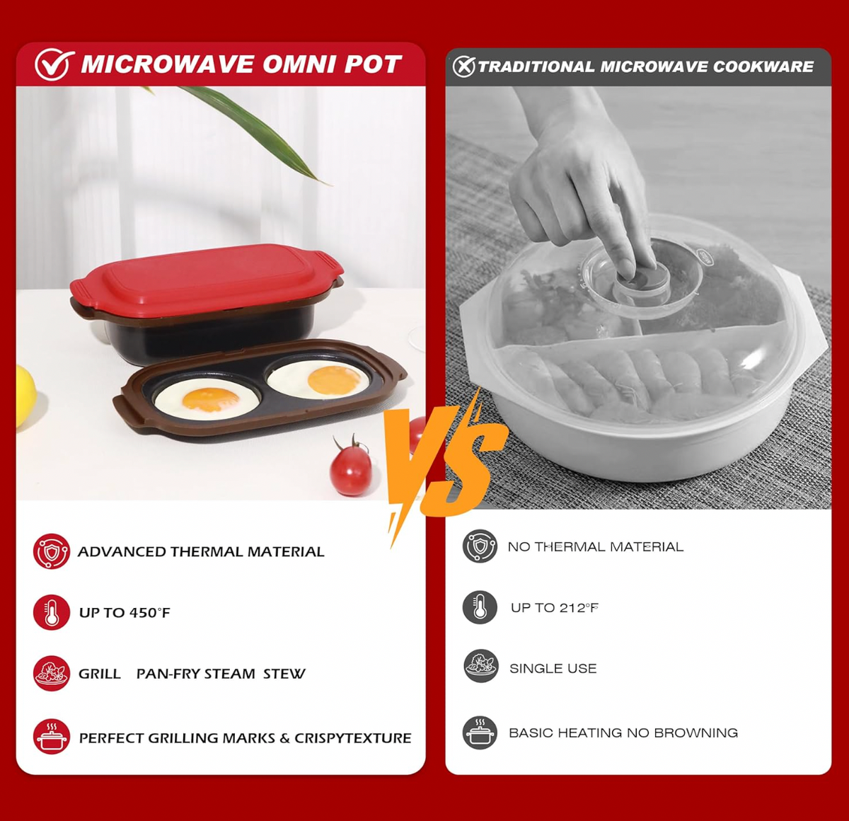 Microwave Cooking Pot & Egg Cooker