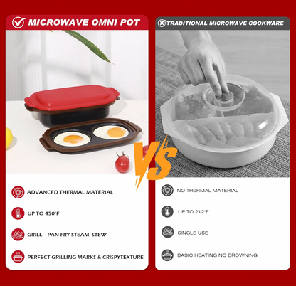 Microwave Cooking Pot & Egg Cooker