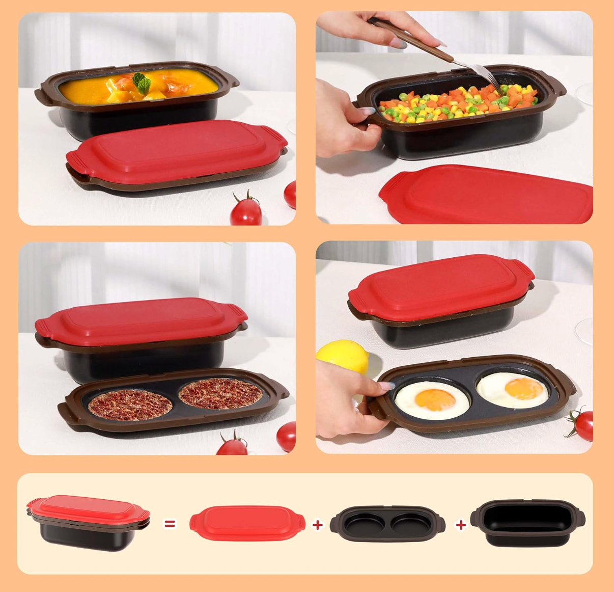 Microwave Cooking Pot & Egg Cooker