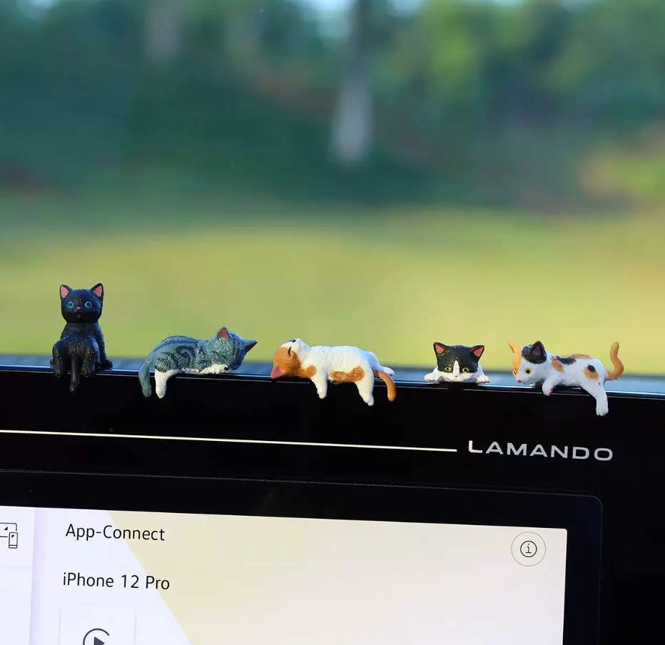 Mini Cute Cat Figure
