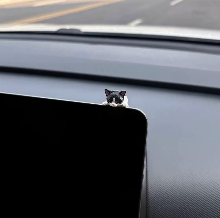 Mini Cute Cat Figure
