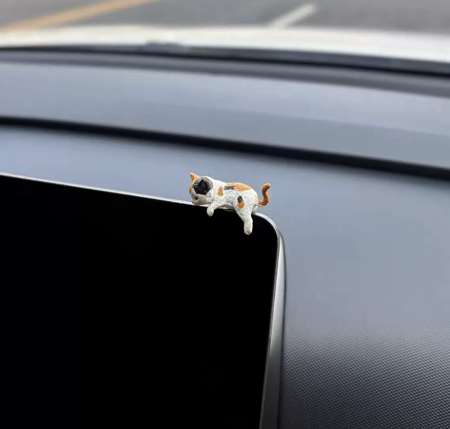 Mini Cute Cat Figure