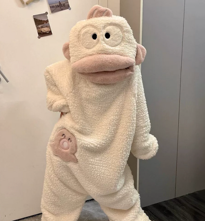 Ugly Fish Hangyodon Character Plush Onesie Pajama