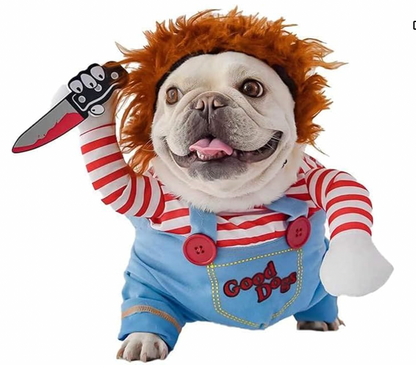 Pet Deadly Doll Halloween Costume - Cat/Dog