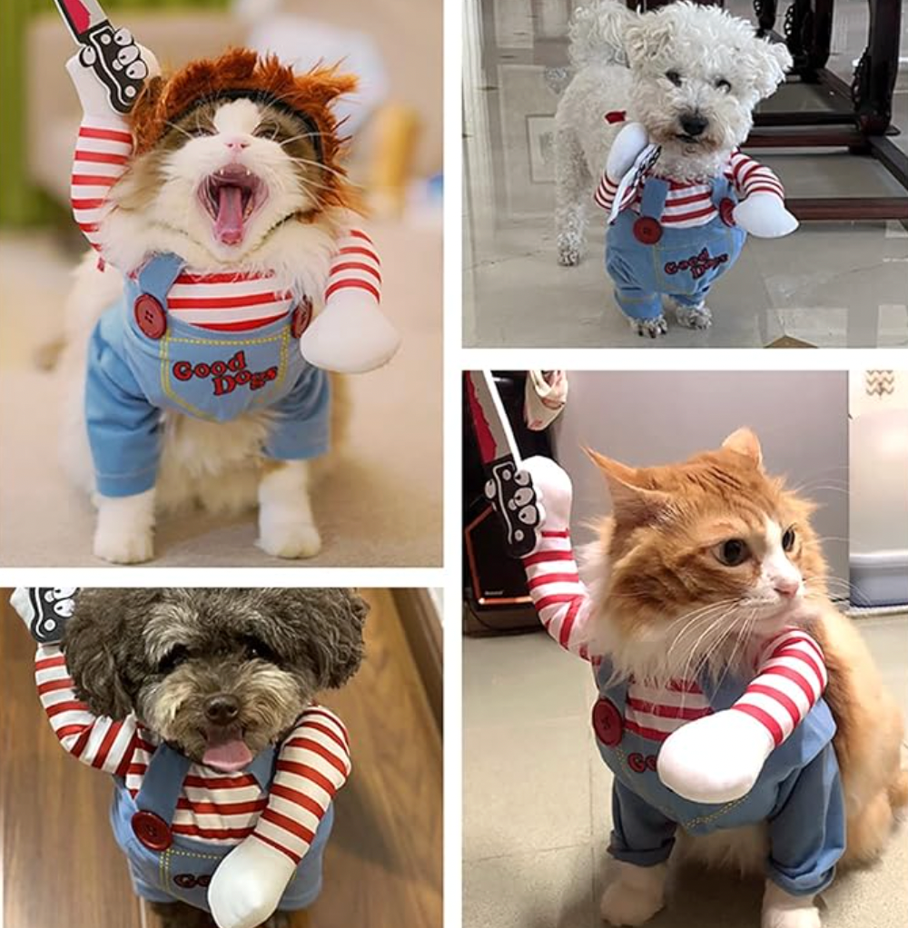 Pet Deadly Doll Halloween Costume - Cat/Dog