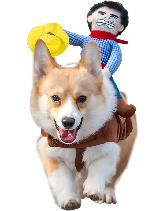 Pet Cowboy Rider Halloween Costume - Dog/Cat