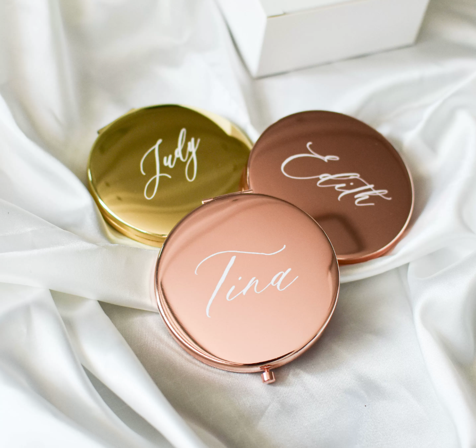 Engraved Mirror with Name