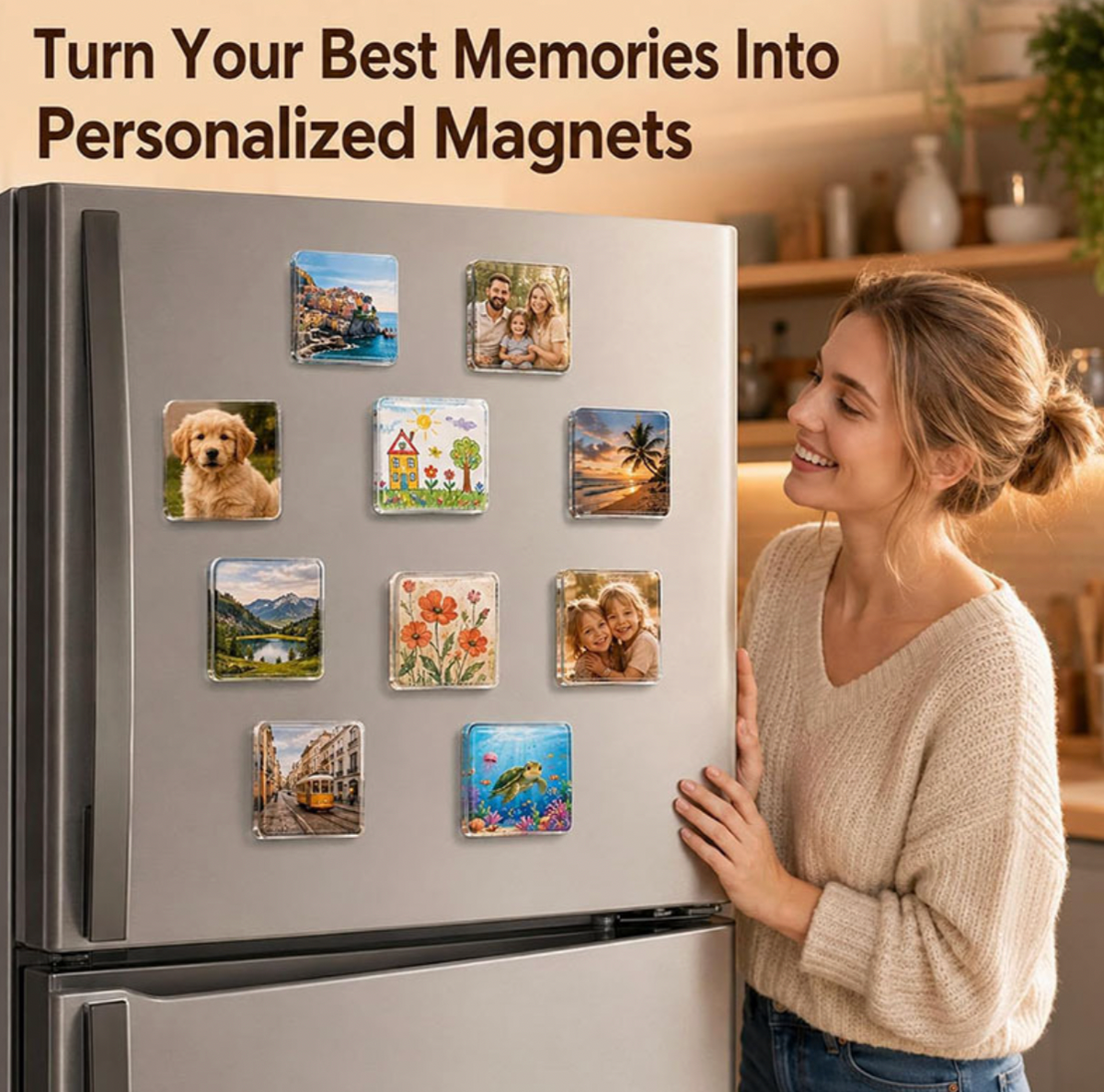 DIY Acrylic Fridge Magnet