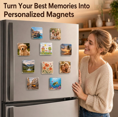 DIY Acrylic Fridge Magnet