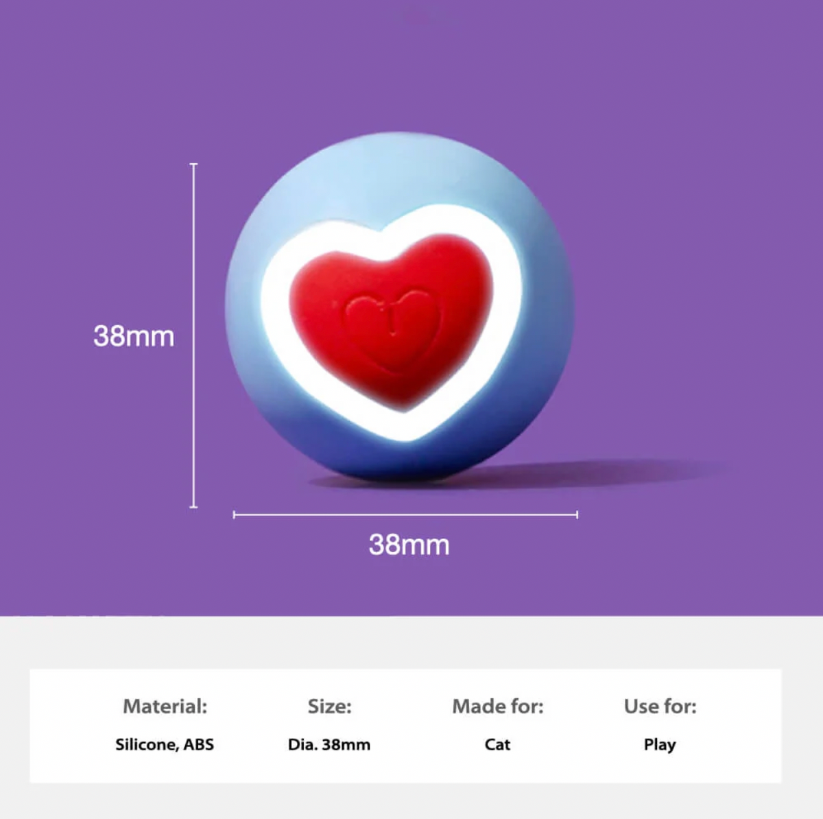 Interactive Smart Cat Toy Ball - Zeze