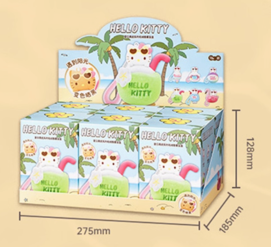(NEW) Miniso HELLO KITTY Tanning Series Plush Aromatherapy Blind Box