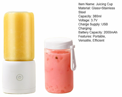 Mini Portable Juice Blender (Individual Blender for Gym Office Home Travel Pink)