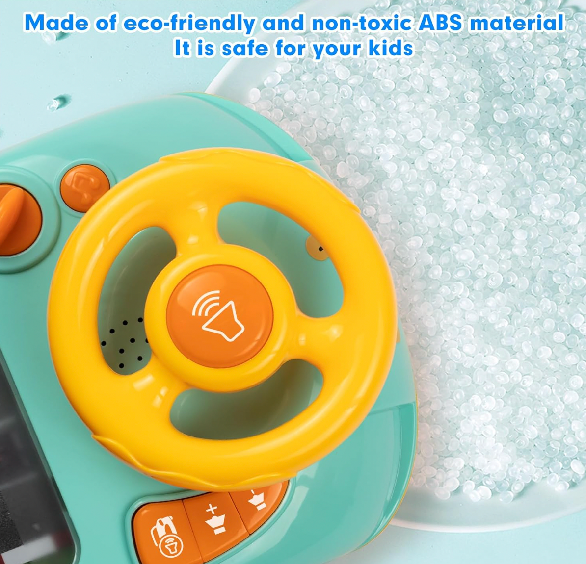 Car Racing Adventure Toy - Toddler Simulated Driving Racing Car Game