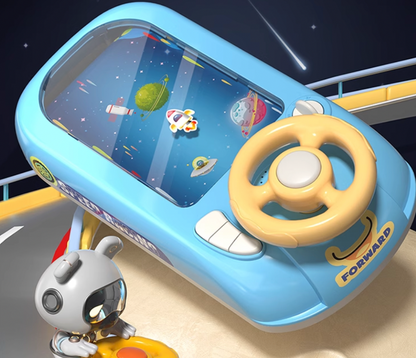 Car Racing Adventure Toy - Toddler Simulated Driving Racing Car Game
