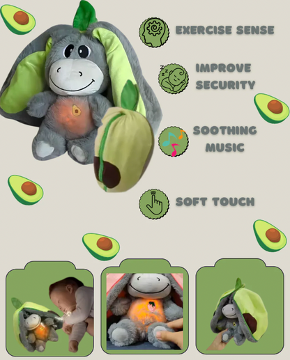 Breathing Soft Stuffed Plush Doll - Stress relief, Comforter, Sleep Aid for Kids & Babies – Cute Calming Gift