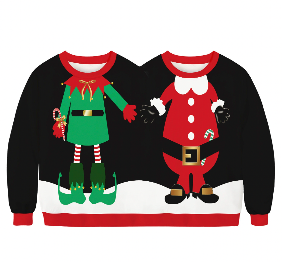 Ugly Christmas Sweater - Couple