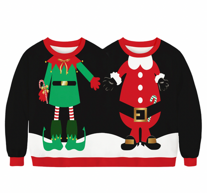 Ugly Christmas Sweater - Couple