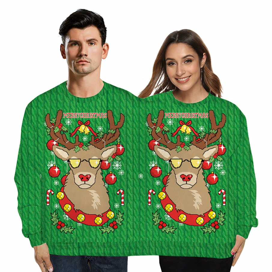 Ugly Christmas Sweater - Couple