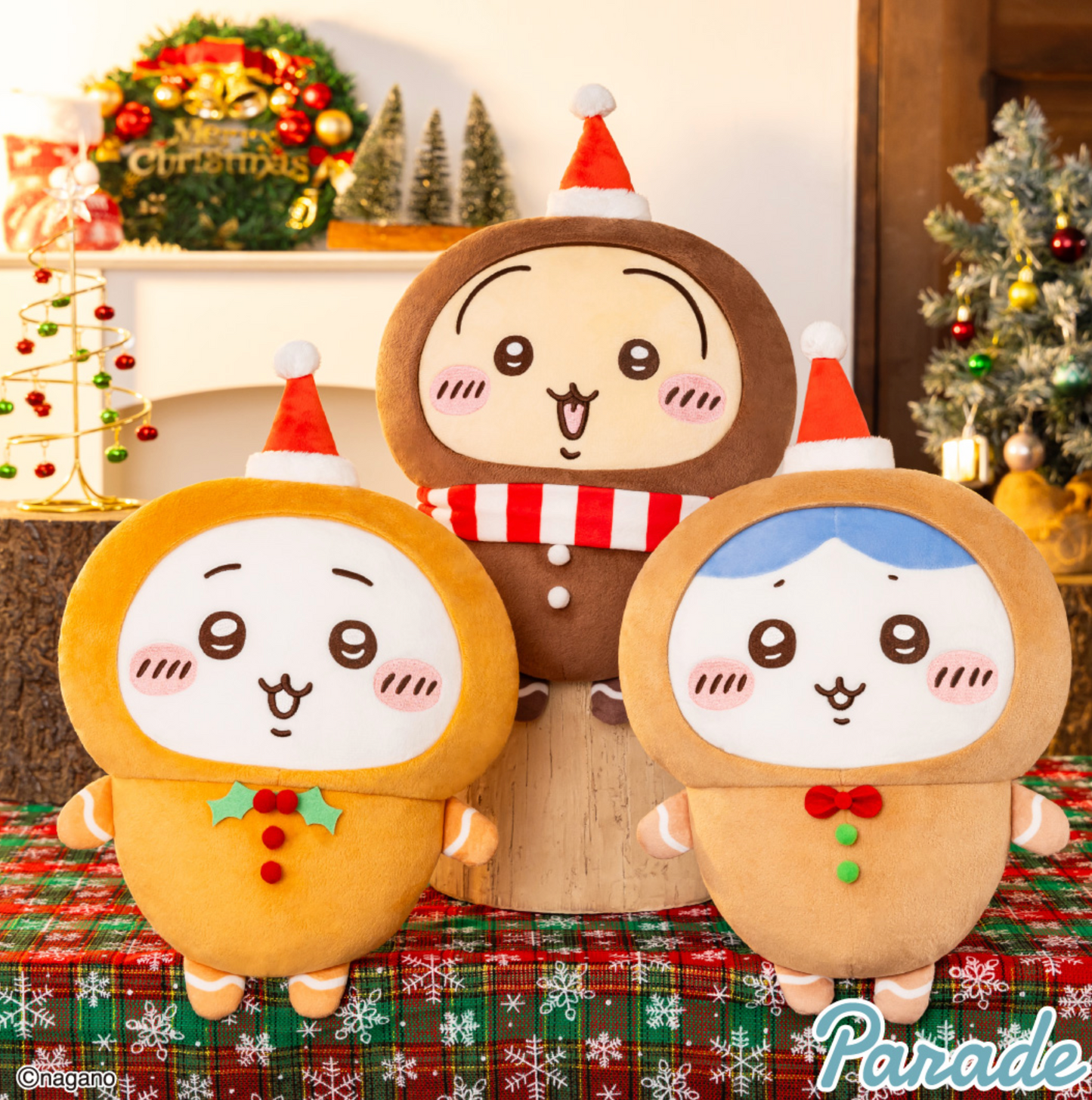 NEW! Chiikawa Christmas Plush Doll 2025 (big size)