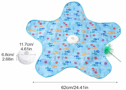 Interactive Cat Toy - Rechargeable Automatic rotating cat toy