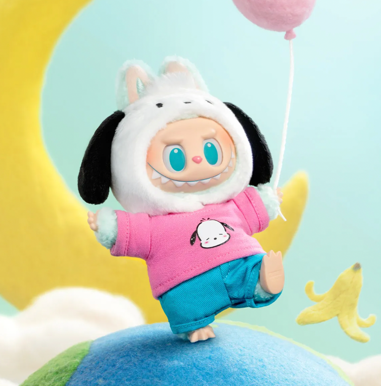 THE MONSTERS × Hello Kitty and Friends Series-Vinyl Plush Pendant Blind Box