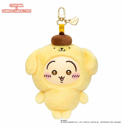 SANRI0 Characters × Chiikawa Plush Keychain