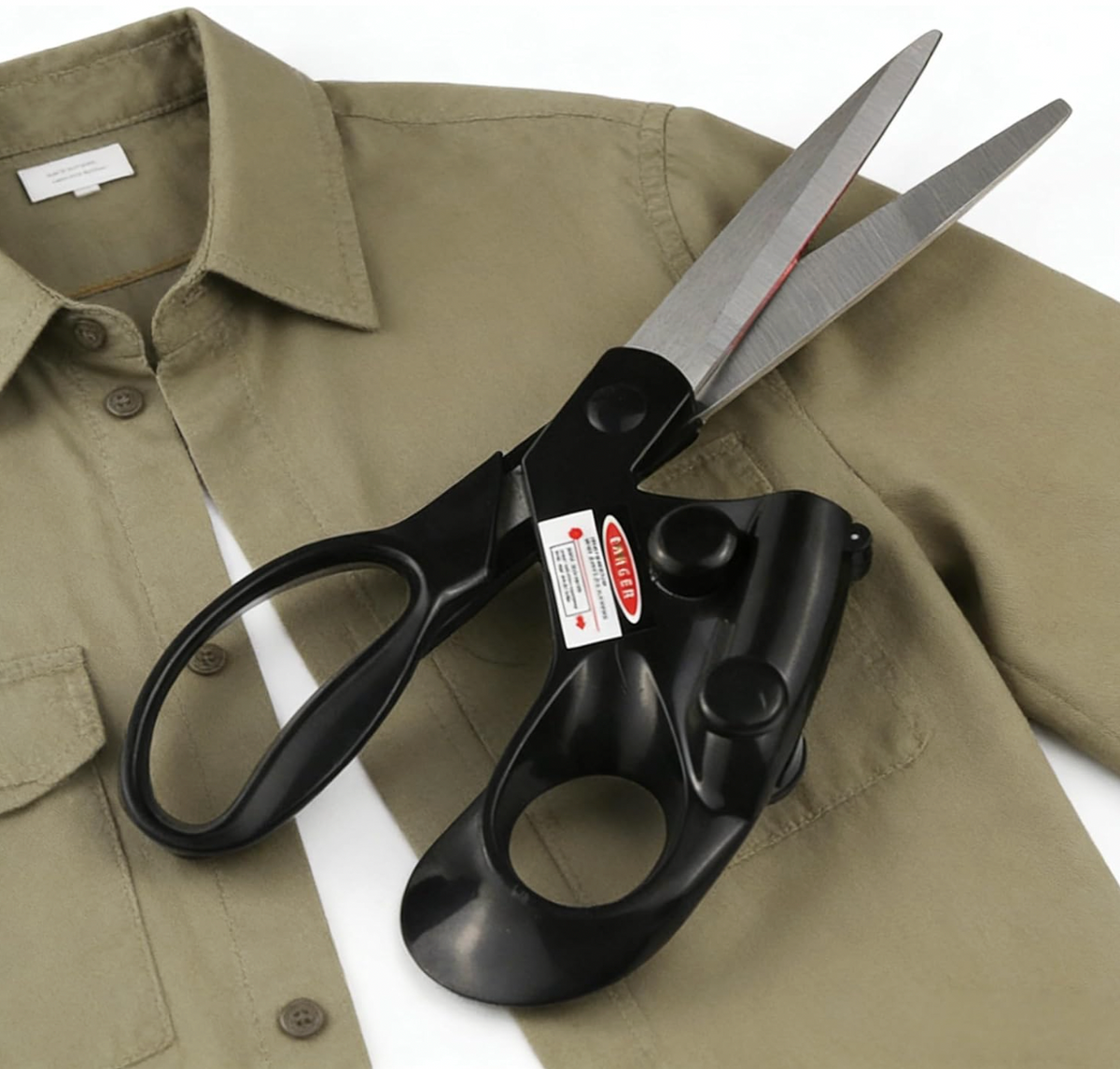 Laser-Guided Fabric Craft Scissors